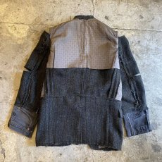 画像2: 【Wiz&Witch】"TRANSFORM" FRONT AND BACK TWEED TAYLOR JACKET / OS (2)