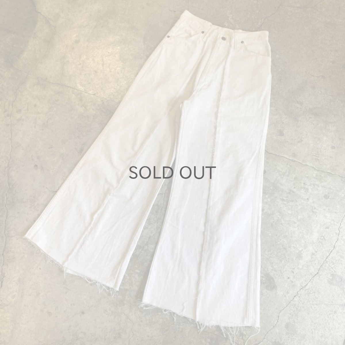 画像4: 【Wiz&Witch】 "TWINS" WIDE DENIM PANTS / W29 (4)