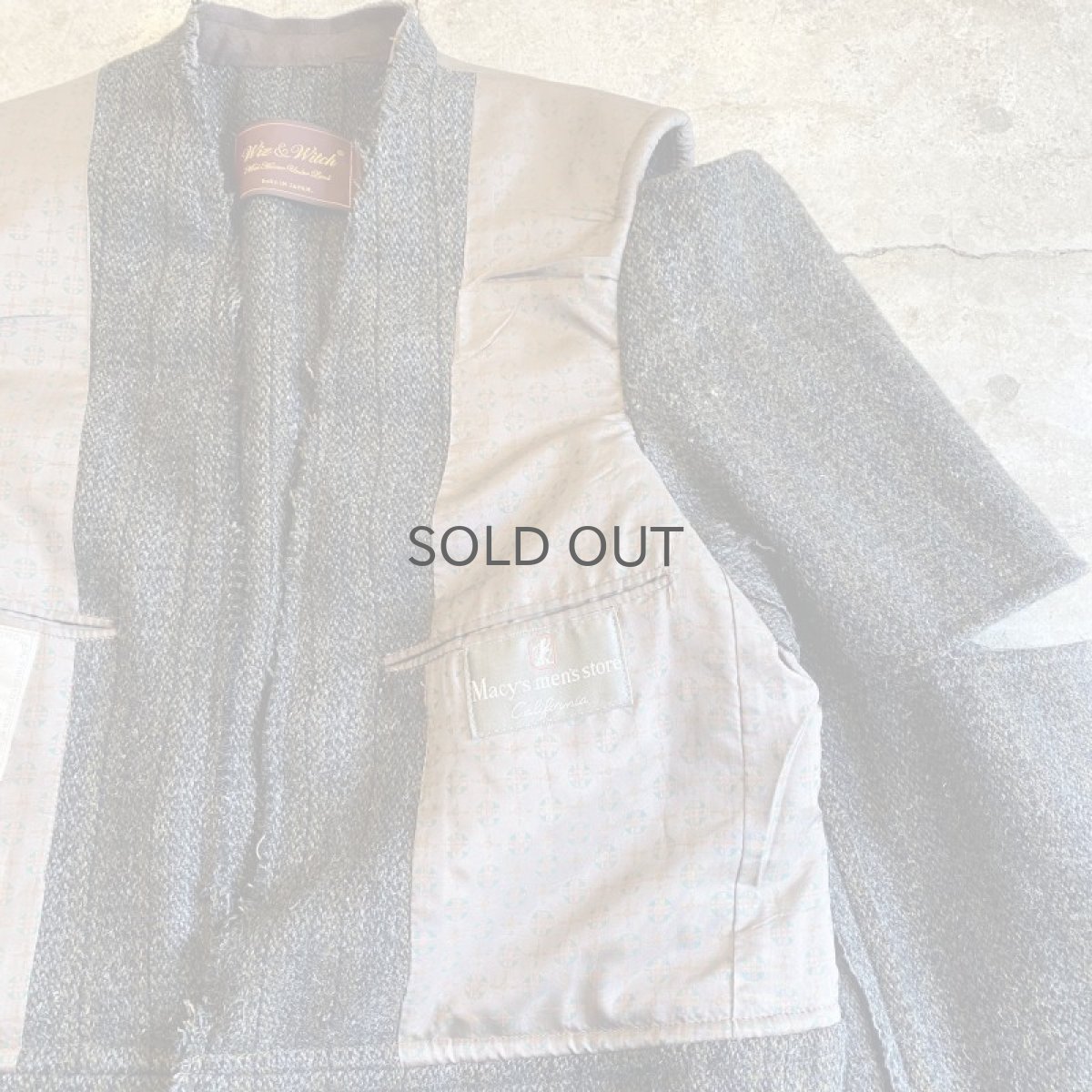 画像7: 【Wiz&Witch】"TRANSFORM" FRONT AND BACK TWEED TAYLOR JACKET / OS (7)