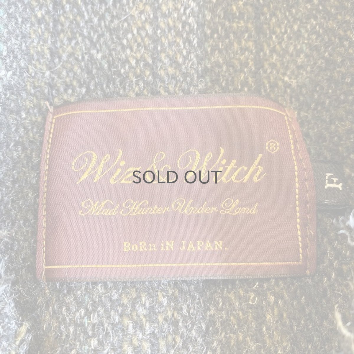 画像12: 【Wiz&Witch】"TRANSFORM" FRONT AND BACK TWEED TAYLOR JACKET / OS (12)