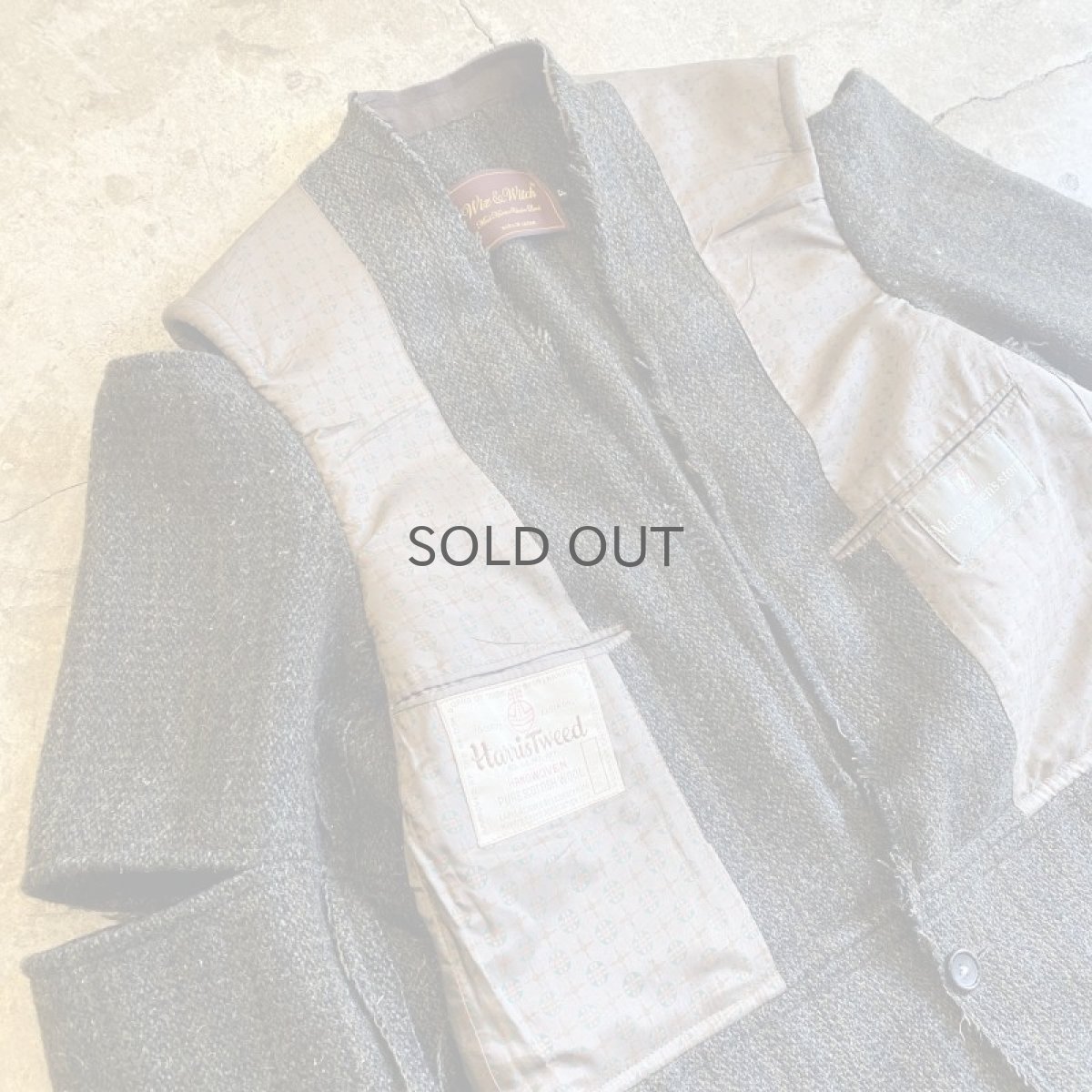 画像3: 【Wiz&Witch】"TRANSFORM" FRONT AND BACK TWEED TAYLOR JACKET / OS (3)