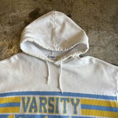 画像8: FRONT COLOR LOGO DESIGN COLLEGE HOODIE / Ladies L / MADE IN USA (8)