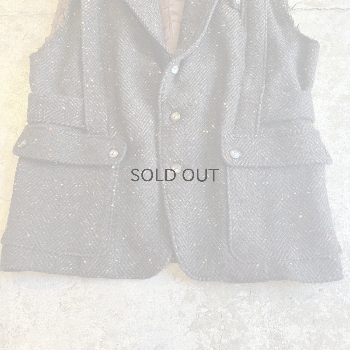 画像6: 【Wiz&Witch】WOOL TAYLOR VEST / OS (6)