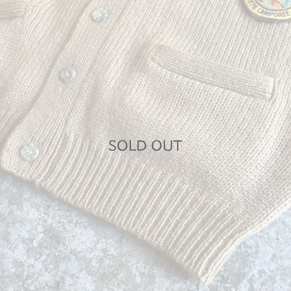 画像9: 【Wiz&Witch】OLD PATCH KNIT CARDIGAN / OS (9)