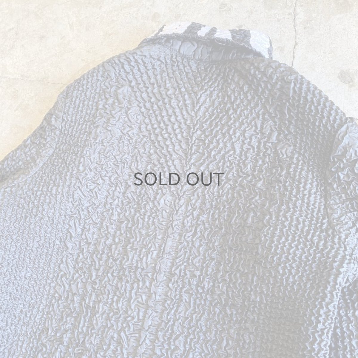 画像12: REVERSIBLE MONOCHROME MARBLE PATTERN DESIGN JACKET / Ladies L (12)