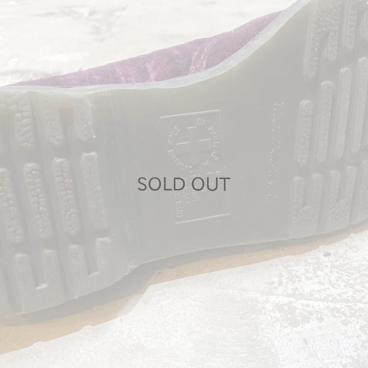 画像10: 【Dr.Martens】14482 3EYE VELVET SHOES / UK9 (10)