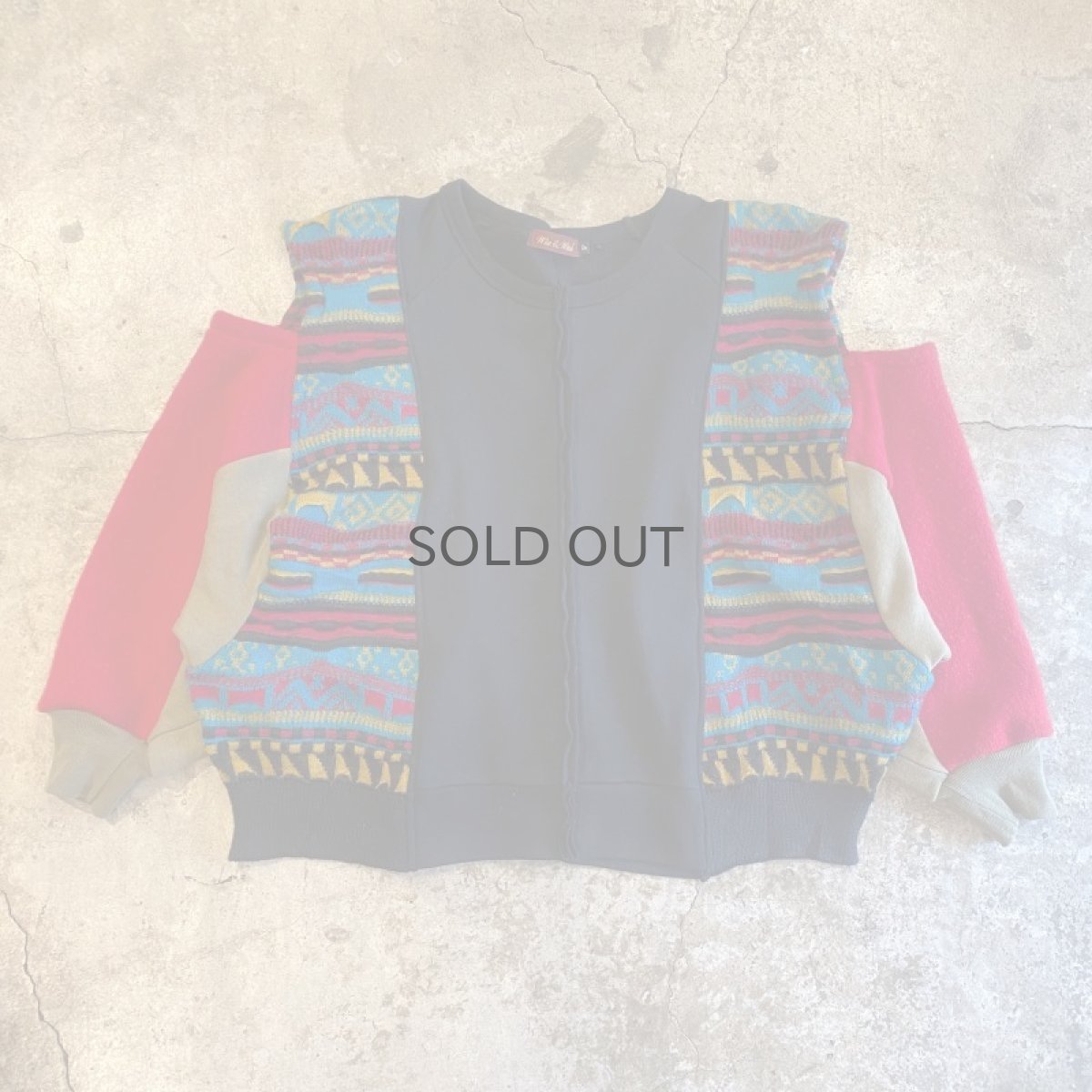 画像1: 【Wiz&Witch】"TRANSFORM" 3FACE DOLMAN SWEAT / OS (1)
