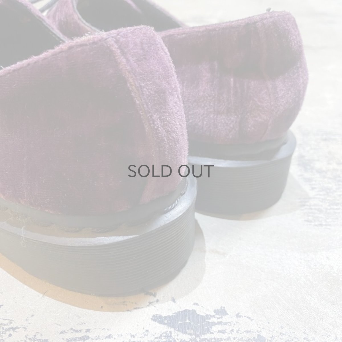 画像5: 【Dr.Martens】14482 3EYE VELVET SHOES / UK9 (5)