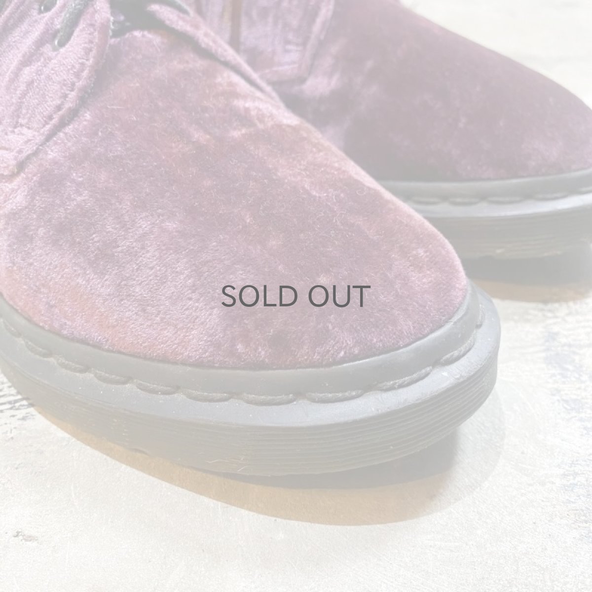 画像3: 【Dr.Martens】14482 3EYE VELVET SHOES / UK9 (3)