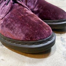 画像3: 【Dr.Martens】14482 3EYE VELVET SHOES / UK9 (3)