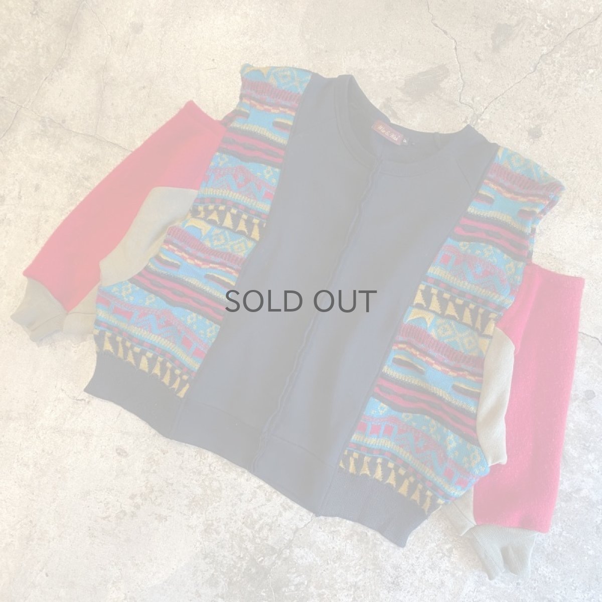 画像4: 【Wiz&Witch】"TRANSFORM" 3FACE DOLMAN SWEAT / OS (4)