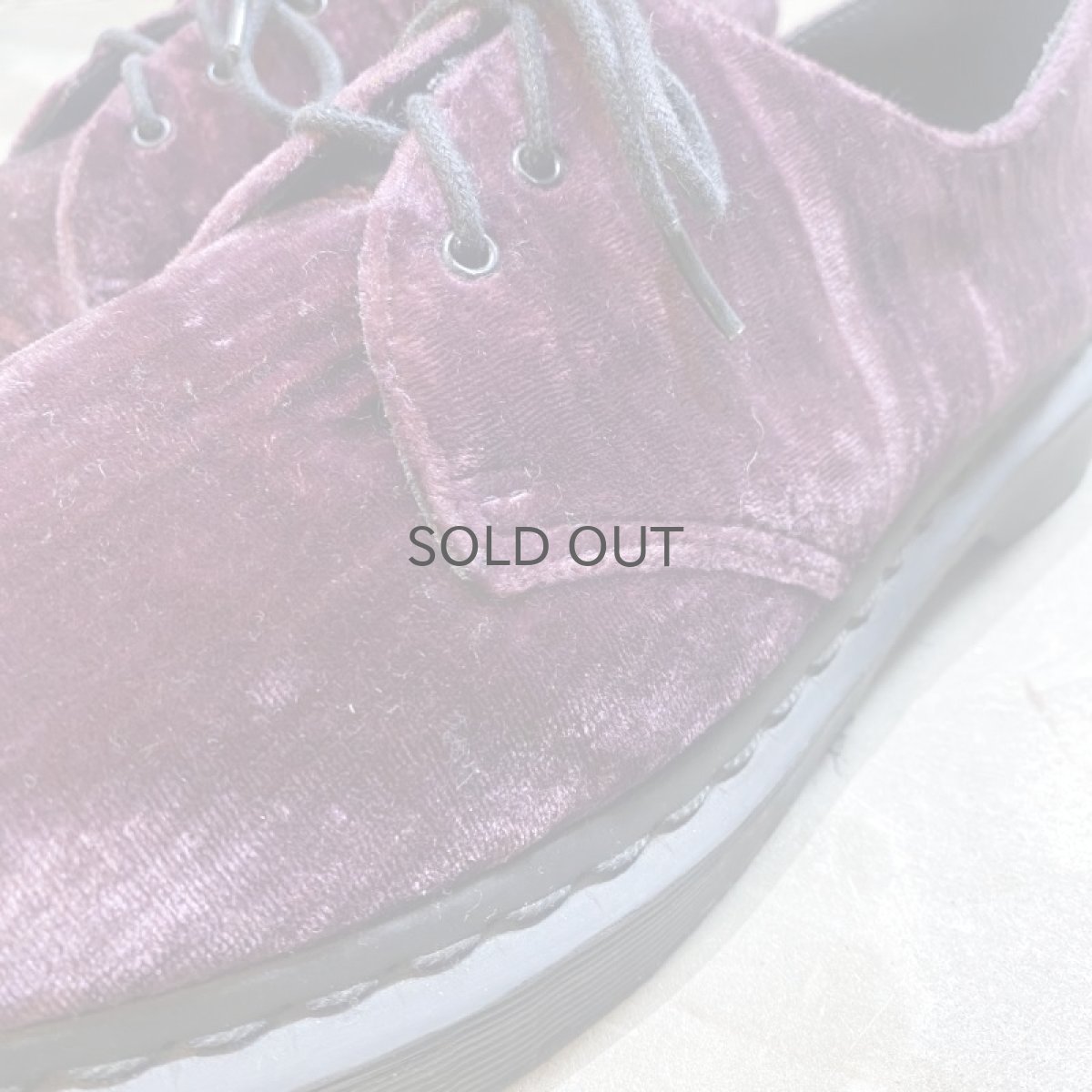 画像4: 【Dr.Martens】14482 3EYE VELVET SHOES / UK9 (4)