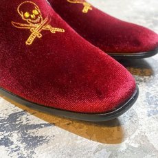 画像3: SKULL EMBROIDERY VELOUR OPERA SHOES / 8.5 (3)