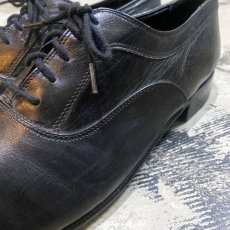 画像4: PLANE TOE LEATHER DRESS SHOES / 9.5 / MADE IN ITALY (4)