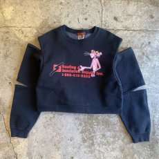 画像1: 【Wiz&Witch】"TRANSFORM" PINK PANTHER SWEAT / OS (1)