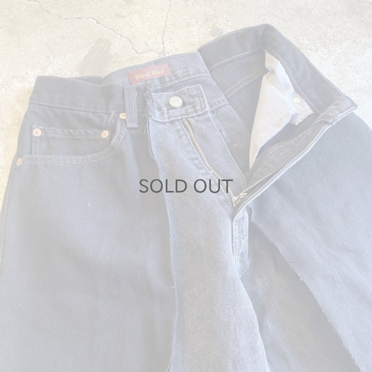 画像8: 【Wiz&Witch】 "TWINS" WIDE DENIM PANTS / W29 (8)