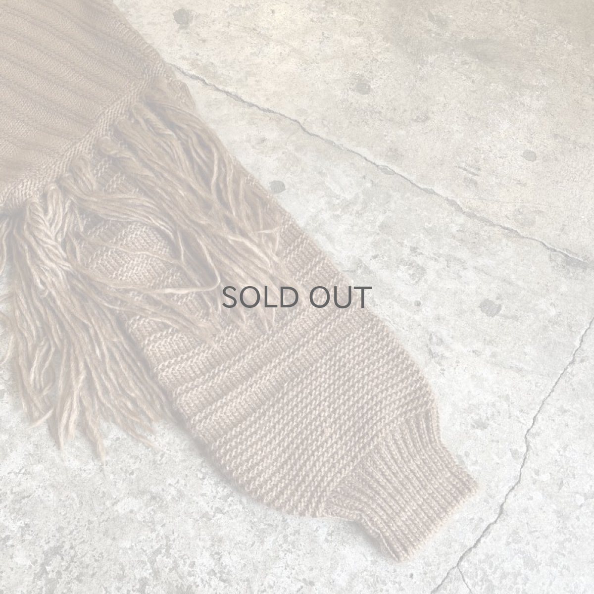 画像7: 【Wiz&Witch】"HOOK UP" FRINGE KNIT CARDIGAN / OS (7)