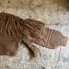 画像10: 【Wiz&Witch】"HOOK UP" FRINGE KNIT CARDIGAN / OS (10)