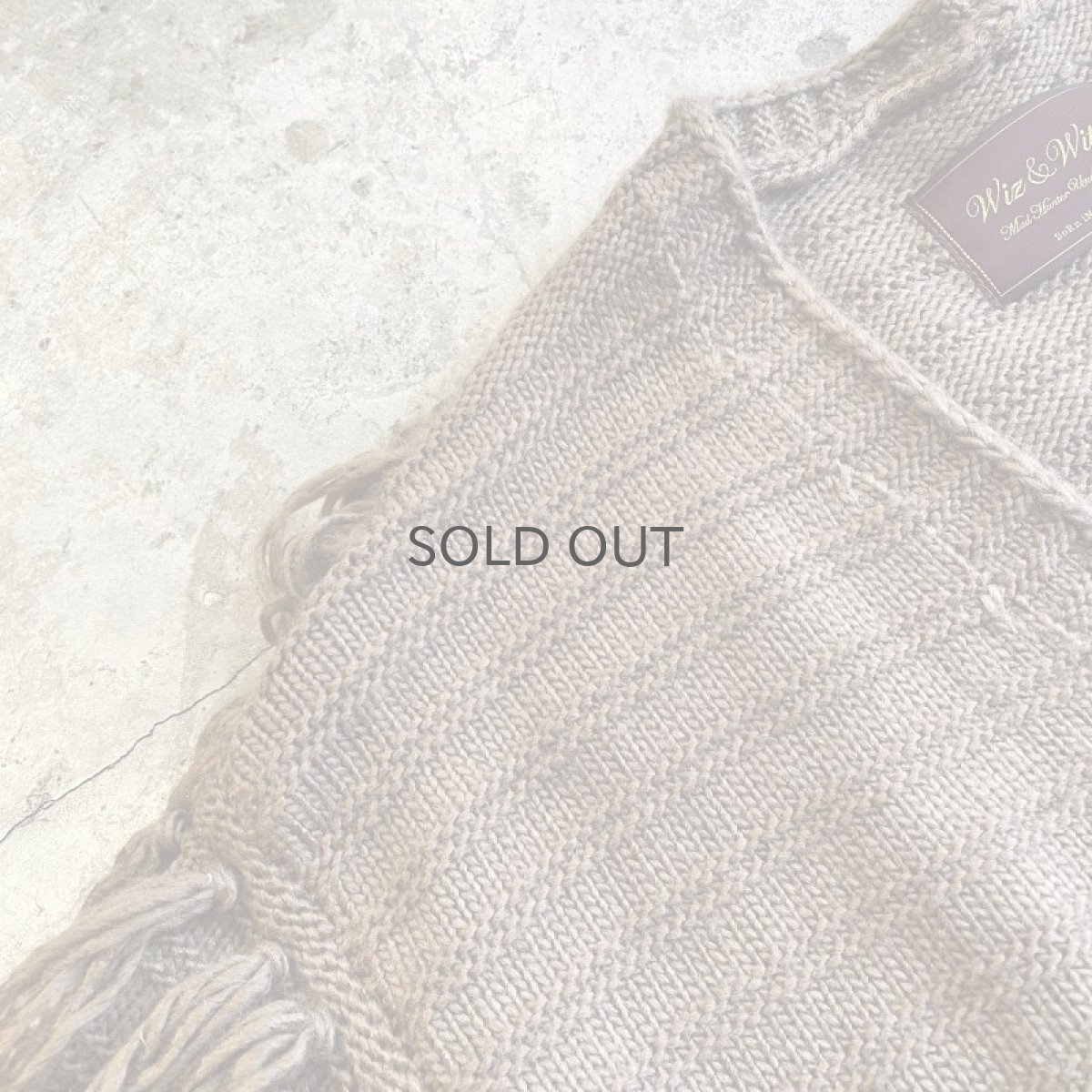 画像9: 【Wiz&Witch】"HOOK UP" FRINGE KNIT CARDIGAN / OS (9)