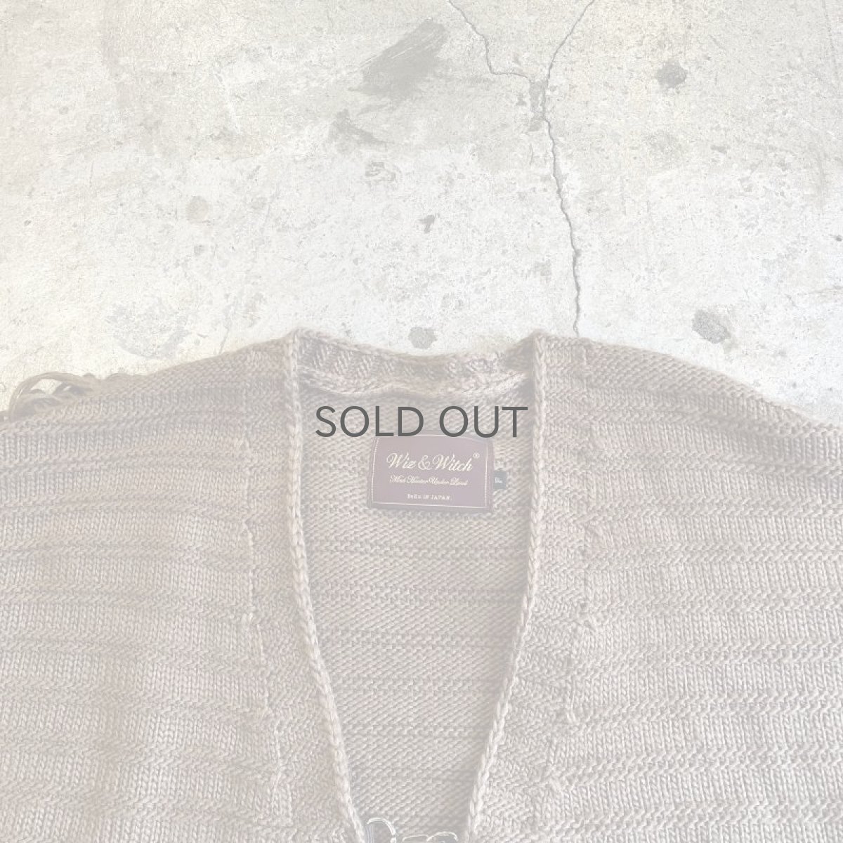 画像8: 【Wiz&Witch】"HOOK UP" FRINGE KNIT CARDIGAN / OS (8)