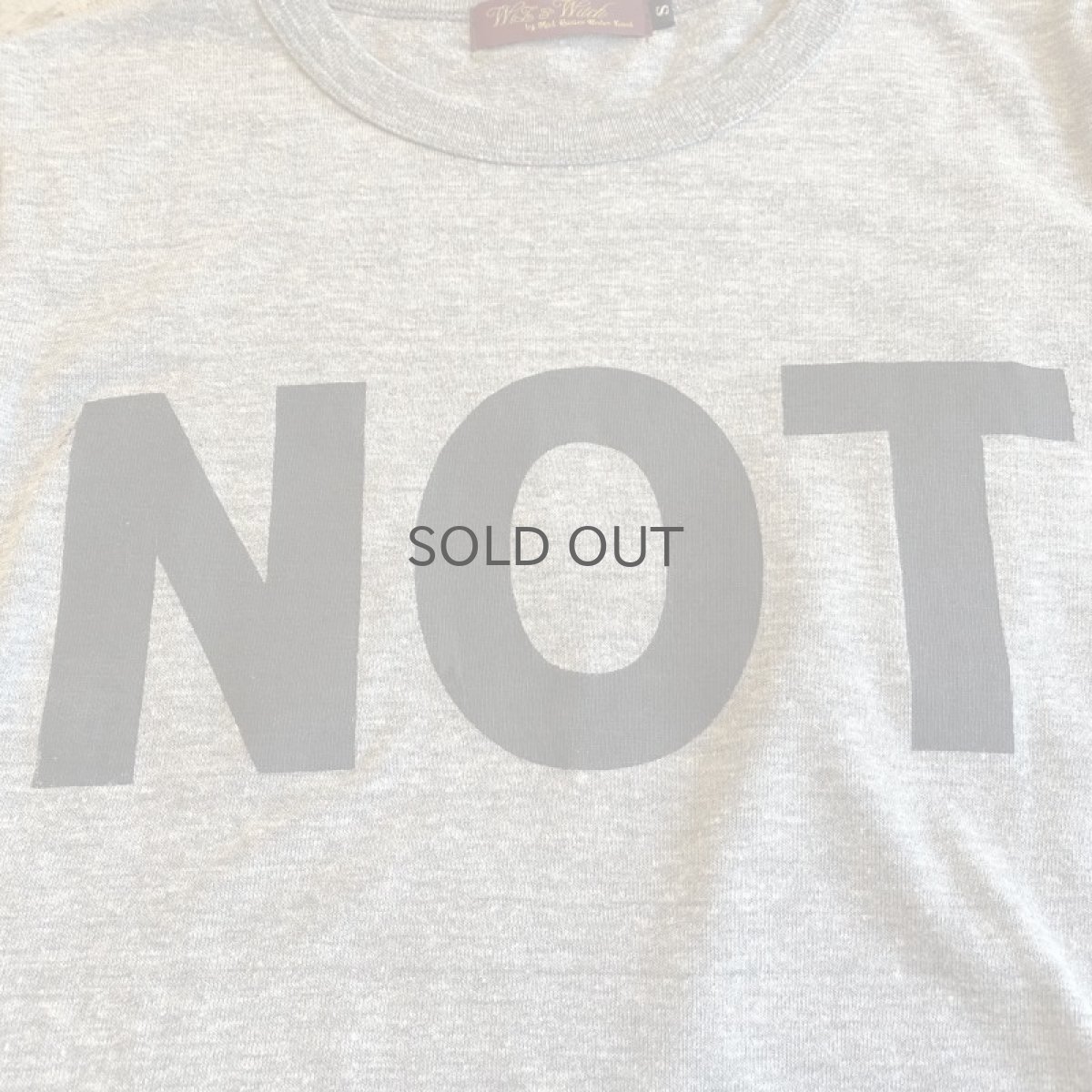 画像5: 【Wiz&Witch】"NOT" LOGO PRINT S/S TEE / Ladies S (5)