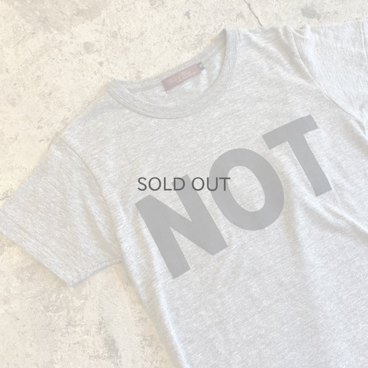 画像3: 【Wiz&Witch】"NOT" LOGO PRINT S/S TEE / Ladies S (3)