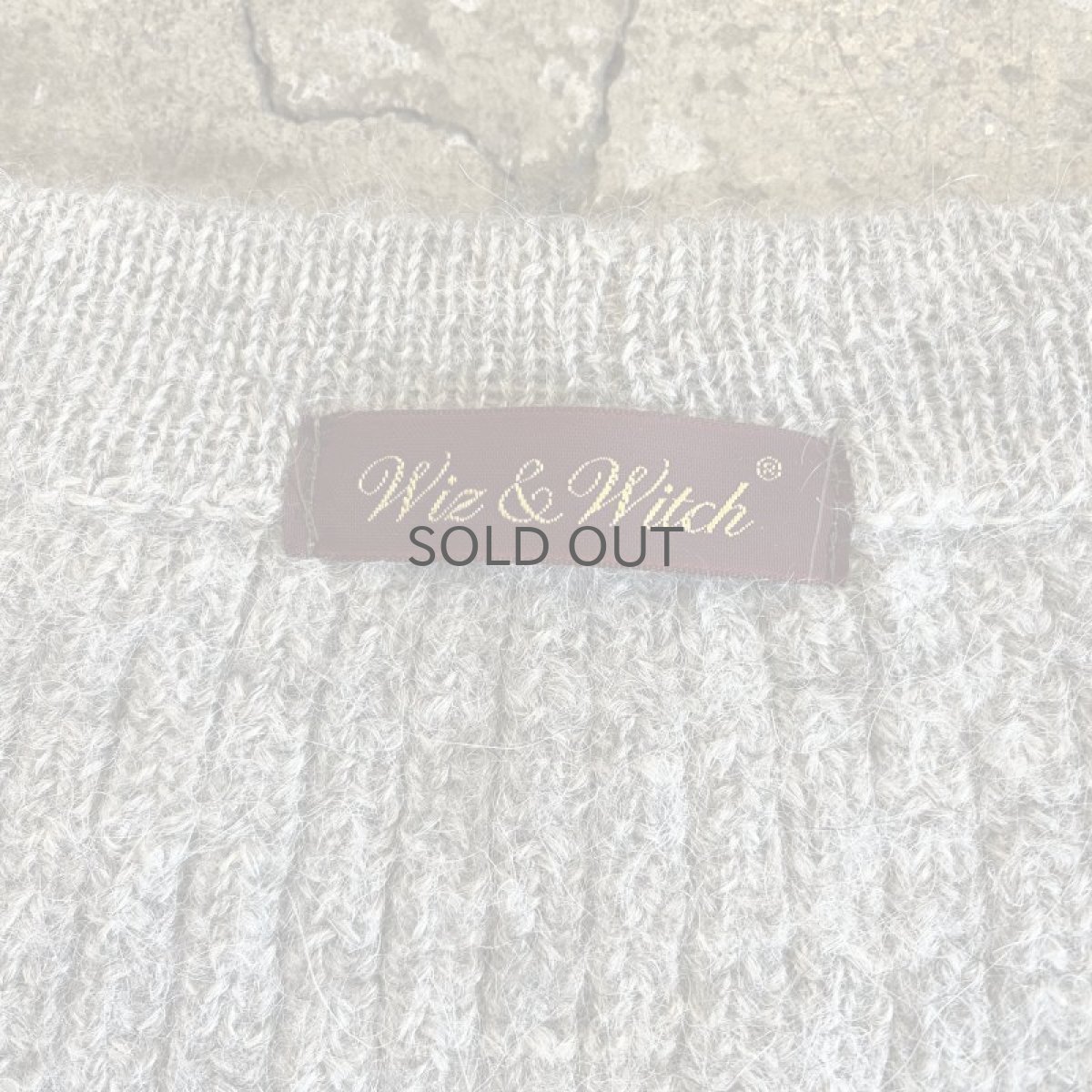 画像11: 【Wiz&Witch】OLD PATCH KNIT CARDIGAN / OS (11)