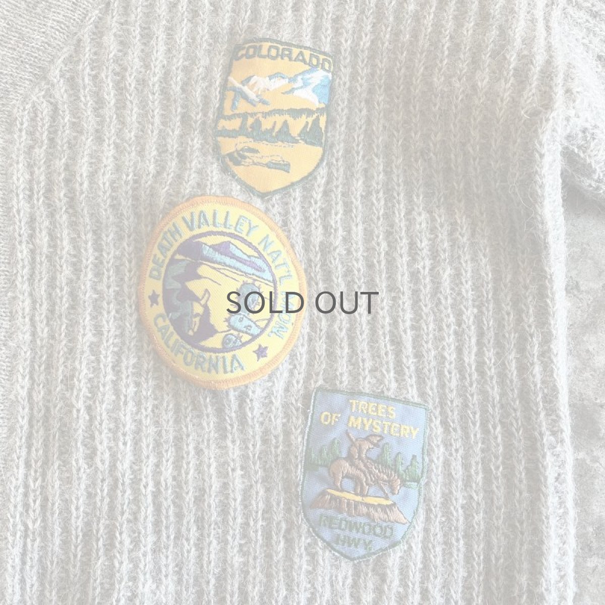 画像10: 【Wiz&Witch】OLD PATCH KNIT CARDIGAN / OS (10)