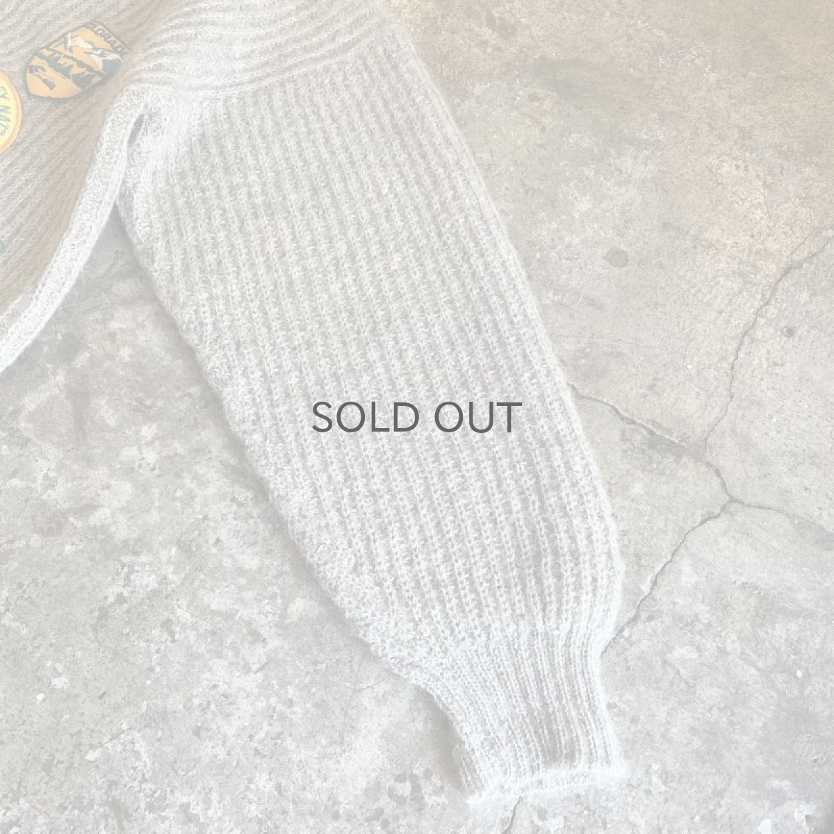 画像6: 【Wiz&Witch】OLD PATCH KNIT CARDIGAN / OS (6)