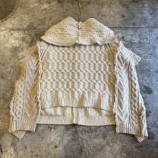 画像2: 【Wiz&Witch】"UNITED" ALAN KNIT SAILOR ZIP VEST / OS (2)