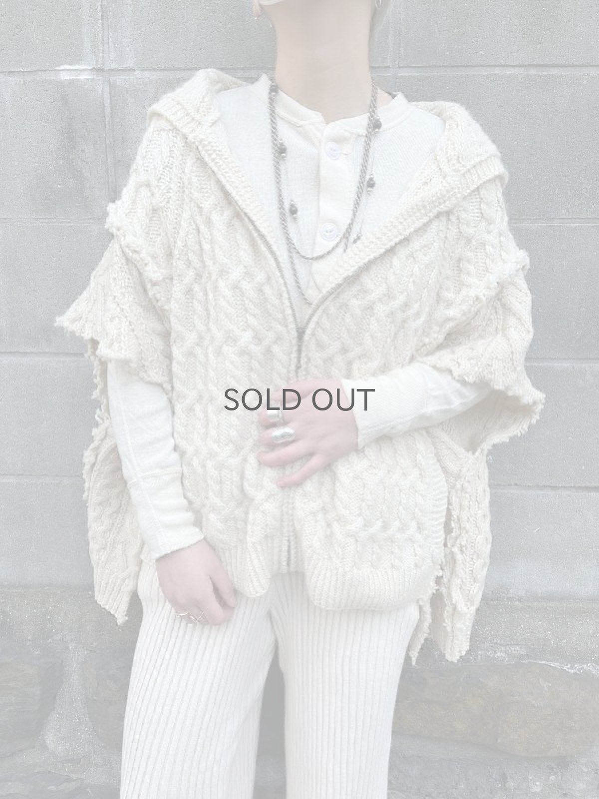 画像12: 【Wiz&Witch】"UNITED" ALAN KNIT SAILOR ZIP VEST / OS (12)