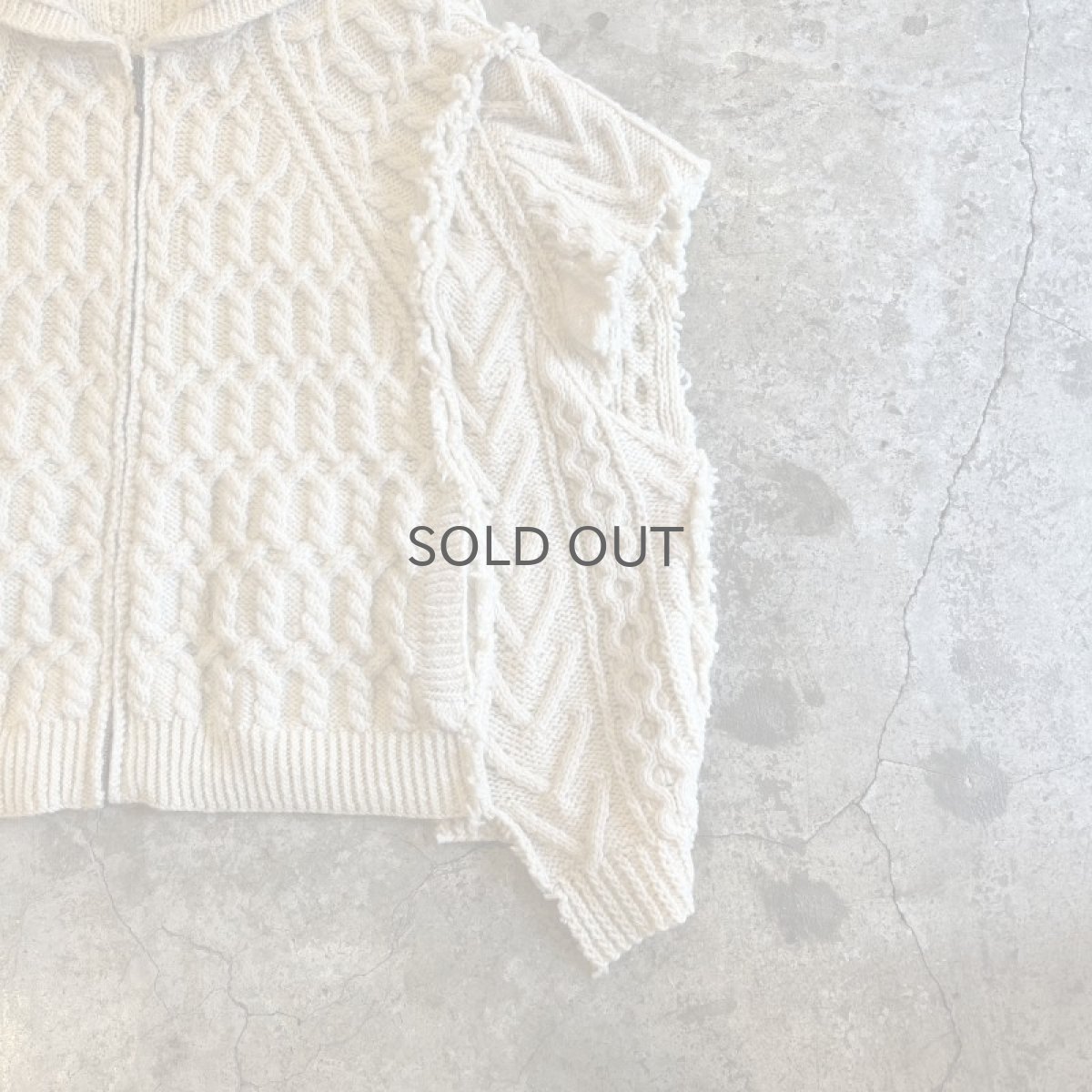 画像5: 【Wiz&Witch】"UNITED" ALAN KNIT SAILOR ZIP VEST / OS (5)