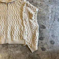 画像5: 【Wiz&Witch】"UNITED" ALAN KNIT SAILOR ZIP VEST / OS (5)