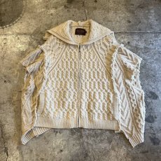 画像1: 【Wiz&Witch】"UNITED" ALAN KNIT SAILOR ZIP VEST / OS (1)