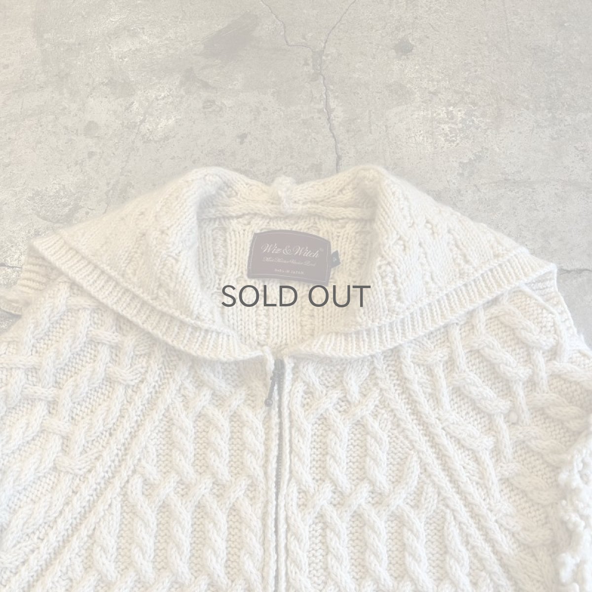 画像8: 【Wiz&Witch】"UNITED" ALAN KNIT SAILOR ZIP VEST / OS (8)