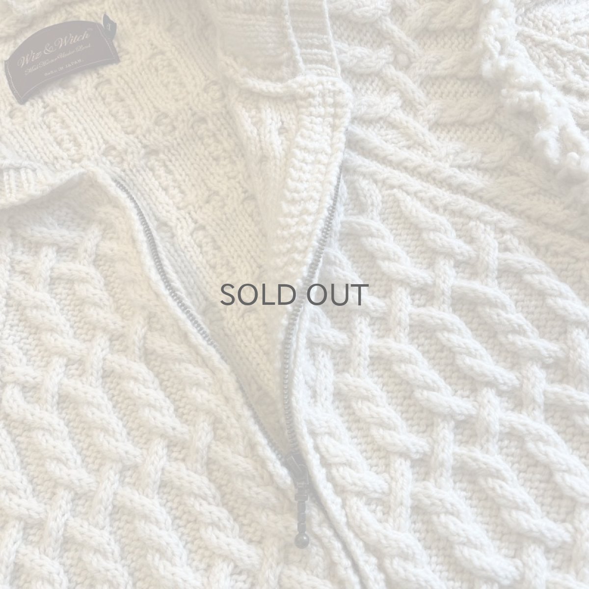画像10: 【Wiz&Witch】"UNITED" ALAN KNIT SAILOR ZIP VEST / OS (10)