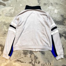 画像2: SWITCHED COLOR SWEAT TRACK JACKET / Mens L (2)