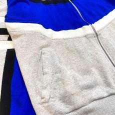 画像5: SWITCHED COLOR SWEAT TRACK JACKET / Mens L (5)