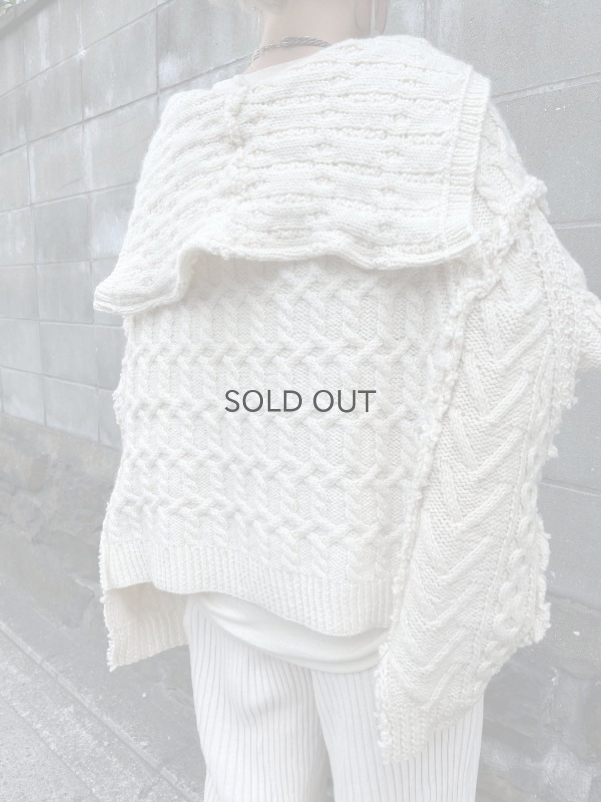 画像13: 【Wiz&Witch】"UNITED" ALAN KNIT SAILOR ZIP VEST / OS (13)