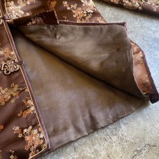 画像13: ALL OVER PATTERN BROWN COLOR CHINA JACKET / Ladies M (13)