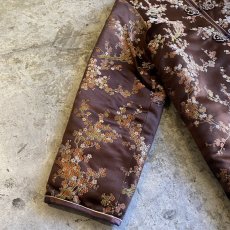 画像6: ALL OVER PATTERN BROWN COLOR CHINA JACKET / Ladies M (6)