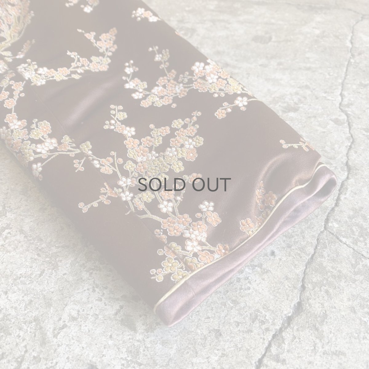 画像8: ALL OVER PATTERN BROWN COLOR CHINA JACKET / Ladies M (8)