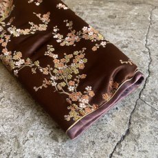 画像8: ALL OVER PATTERN BROWN COLOR CHINA JACKET / Ladies M (8)