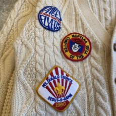 画像5: 【Wiz&Witch】OLD PATCH KNIT CARDIGAN / OS (5)