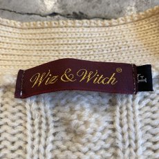 画像13: 【Wiz&Witch】OLD PATCH KNIT CARDIGAN / OS (13)