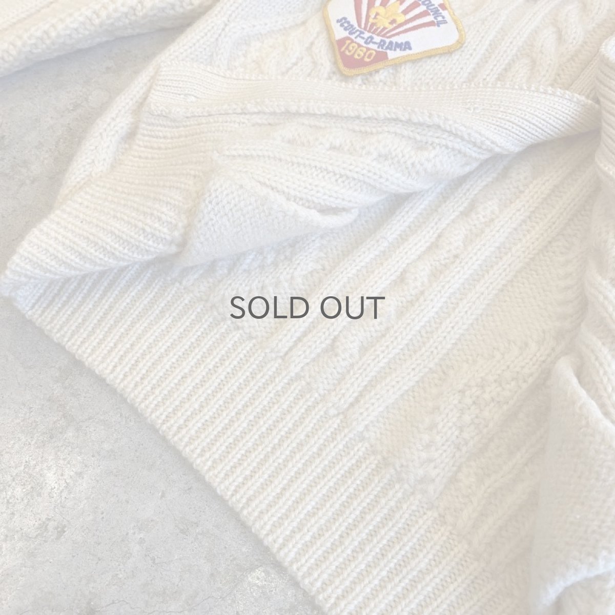 画像8: 【Wiz&Witch】OLD PATCH KNIT CARDIGAN / OS (8)