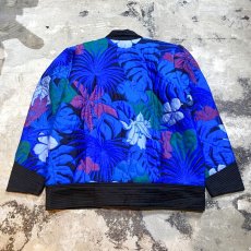 画像2: BOTANICAL PATTERN SILK JACKET / Mens L (2)