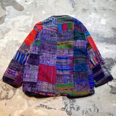 画像2: VARIOUS FABRIC PATCHWORK JACKET / Mnes L (2)