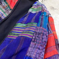 画像4: VARIOUS FABRIC PATCHWORK JACKET / Mnes L (4)