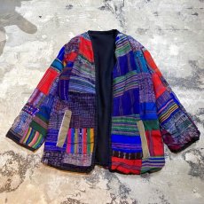 画像1: VARIOUS FABRIC PATCHWORK JACKET / Mnes L (1)